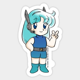 Anime Nostalgia Podcast Mascot: Ro Sticker